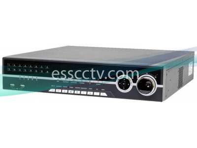 HD-SDI Hybrid DVR system, 16ch 1080p 480 FPS record, auto-detect analog / HD-SDI input, HDMI out