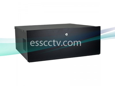 DVR Lock Box, Security Cabinet for VCR / DVR systems with 120 volt Fan