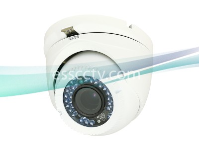 LTS CMHT1432-28 1.3MP HD-TVI Turret Security Camera - 2.8mm Fixed Lens, HD 720p, WDR, IR up to 65ft, Weatherproof