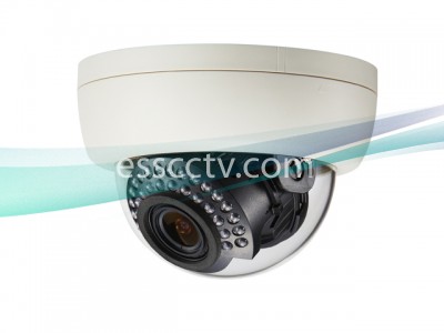 KT&C KPC-DNW100NHV15 Indoor IR Dome Camera 550TVL, 2.8~12mm Varifocal Lens, WDR,  30 IR, 100FT, Dual Voltage