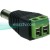 Additional Image for DC Power Plug with Terminal Block for Security Cameras, Male, 2.1mm: TR PIGTAIL-TB