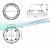 Additional Image for CNB VFL-20S Outdoor Dome Camera, MONALISA 600 TVL, Vandal-Resistant: Drawing