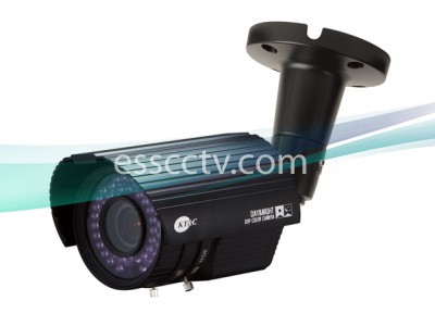 KT&C Color IR Bullet Camera 700 TVL 960H EX-View CCD, 45 Smart IR, Dual Voltage, External Focus