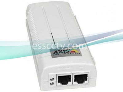 AXIS Commnuications Power over Ethernet midspan 1 port, compatible with IP cameras with PoE support