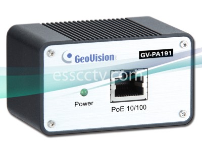 GEOVISION Power over Ethernet (PoE) Adapter: supplies power to IP device through Ethernet cable