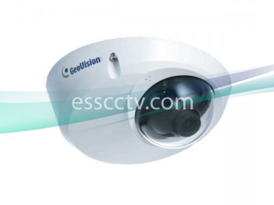 GEOVISION 1.3 Megapixel Network IP Camera: Mini Dome, 3.6mm lens, Microphone, PoE