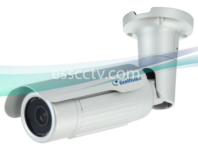 GEOVISION 1.3 Megapixel Network IP Bullet Camera: 16 IR, Low Lux, IP66 Outdoor, PoE, ICR