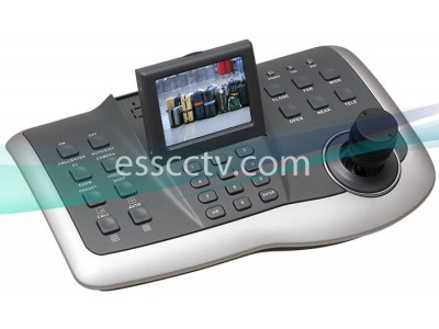 TELPIX PTZ (Pan/Tilt/Zoom) Controller with 3 Axis Joy-stick, 3.5" TFT-LCD Screen, Pelco-D/P, RS-485