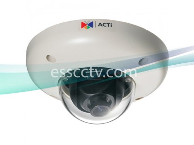 ACTi 1.3 Megapixel IP Indoor Dome Camera HD 720p, PoE, Vandal-Resistant, MJPEG/MPEG-4