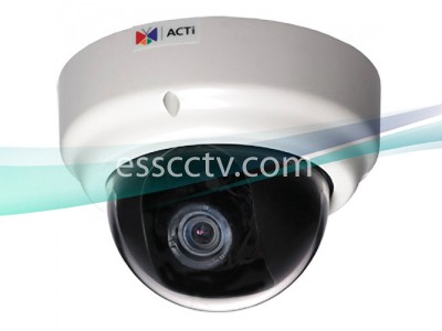 ACTi 4 Megapixel IP Indoor Dome Camera, 3.6x Zoom, HD 1080p, PoE