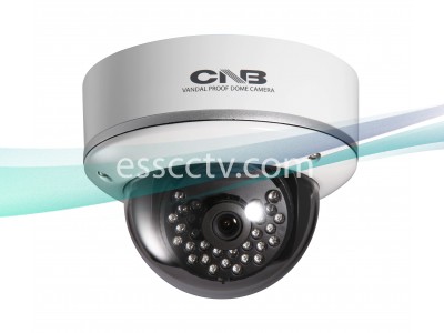 CNB Vandal-Resistant Dome Camera, 700 TVL 960H CCD, 29 IR LED, IP67, D-WDR