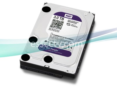 WESTERN DIGITAL Purple WD30PURX SATA Hard Drive 6.0Gb/s, 3TB HDD, Built for Surveillance