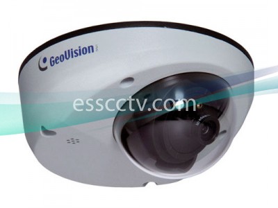 GEOVISION GV-MDR1500 IP Network Mini Rugged Outdoor Dome Camera 1.3 Megapixel, Super Low Lux, PoE