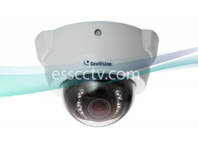 Geovision GV-FD1210 IP Network Dome IR Camera, HD 1.3 Megapixel, 3x Motorized Lens