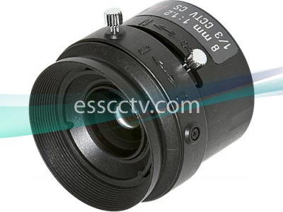 Tamron Lens 8mm IR Corrected Manual Iris Vari-focal Lens