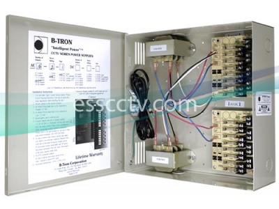 B-TRON Power Distribution Box 24V AC 16 outputs 200VA 8.4 Amps UL Listed, Fused