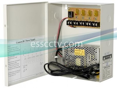Power Supply Distribution Box - 12V DC 4 channels High Output 10 Amps, Resettable PTC Fuse