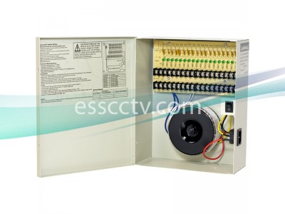 Power Supply Distribution Box - 24V AC 18 channels 5 Amps, Resettable PTC Fuse