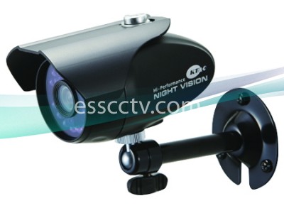 KT&C KPC-NSP302NU Outdoor Bullet IR Camera, 960H 750 TVL, 3.6mm, IP67, 20 LED Day/Night