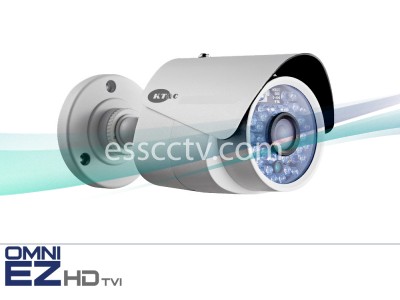 KT&C KEZ-b1BR3IR OMNI EZ HD-TVI Camera 720p Outdoor Mini Bullet, 24 IR LED