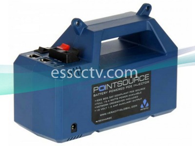 VERACITY VAD-PS POINTSOURCE Portable POE Injector for IP cameras, Rechargeable Battery