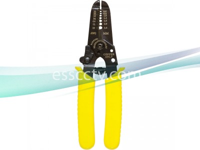 Cable Stripper and Cutter Tool, works on multiple AWG, Easy strip and cut