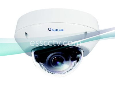 Geovision GV-EFD3101 3MP 3-9mm Target Fixed IP Dome Camera Super Low Lux WDR Pro DC/PoE