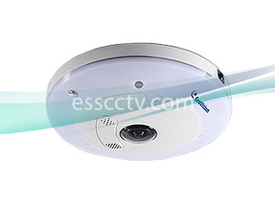 Geovision GV-FE5303 5MP Fisheye IR IP Camera 1.32mm H.264 WDR Pro IK10+ AC/DC/PoE