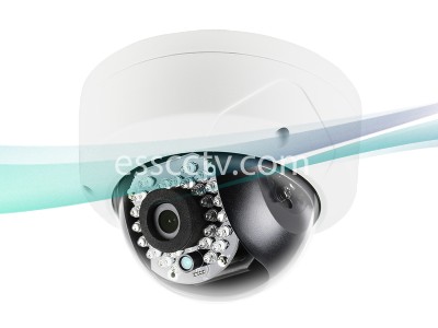 LTS CMIP7442-M 4.1MP HD 4mm Lens 30IR 100ft SD Card Slot Vandal Proof IP Network Dome Camera