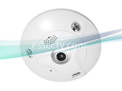 LTS CMIP7562F-E 6MP 3072X2048 Low Light Virtual PTZ Mutli-viewing Vandal Proof Fisheye IP Camera