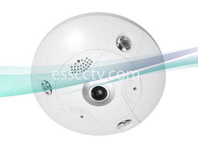 LTS CMIP75122F-SE 6MP 4000X3072 Real Time Streaming Multi View Vandal Proof Fisheye IP Camera