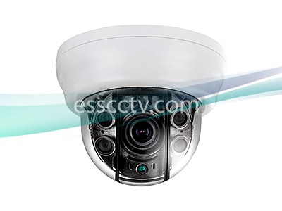 EYEMAX TDR-2544V Anti-IR Reflection Series : HD-TVI 1080p SUPERDOMEÂ® IR Camera w/ 4 COB IR / 2.8~12mm / Dual Power