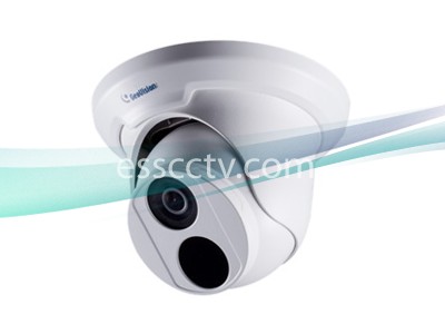 Geovision GV-EBD4700 4MP IR Eyeball Dome Lens: 2.8mm H.265 Low Lux WDR PRO DC-12V/PoE