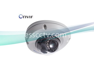 Geovision GV-EDR4700-0F 4MP 2.8mm Target IR H.265 Dome Low-Lux WDR DC&PoE IP67