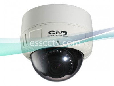 CNB LDM-24VF Outdoor Dome Camera, Intelligent IR 600 TV Lines, 3.8~9.5mm, 20 LEDs, Vandal-Resitant