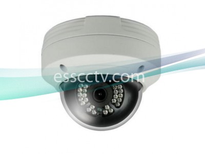 TIT-C222F-W HD-TVI 1080p(2MP) IR Dome Camera w/ 24 IR & 3.6mm Fixed Lens