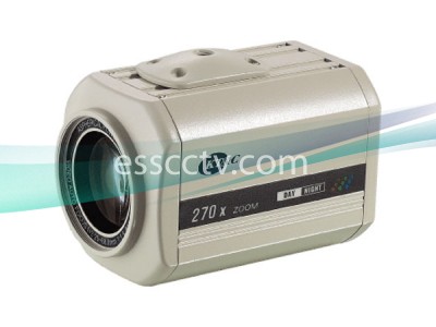 KT&C Color Zoom Camera - WDR, DSS, BLC, AGC, D ZOOM, 550TVL, 0.3Lux, 12V, x27 Optical