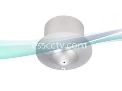 KT&C Color Aluminum Dome Camera - 550TVL, Flush Type, 3.7mm Lens, DC 12V