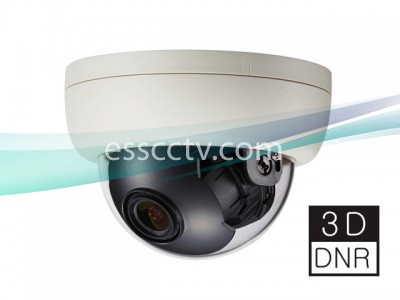 KT&C KPC-DH100NHB Color Dome Camera 600 TVL, 3D DNR, HSBLC, SENS UP, OSD, SS-WDR, Dual Voltage