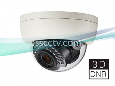 KT&C KPC-DNH100NHV18 600 TVL Color Dome IR Camera, 30 LED, 3D DNR, SENS-UP, 2.8~12mm Lens